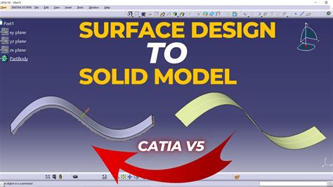 catia stl to solid|CATIA v5 How to transform a STL surface into a Solid model.
